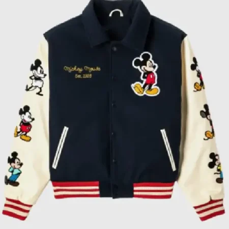 Disney Shoe Palace Mickey and Friends Icon Varsity Jacket