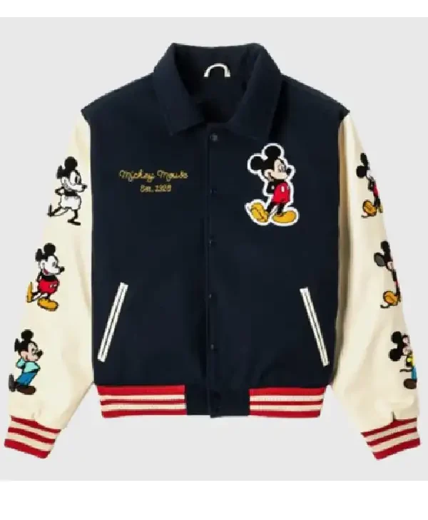 Disney Shoe Palace Mickey and Friends Icon Varsity Jacket