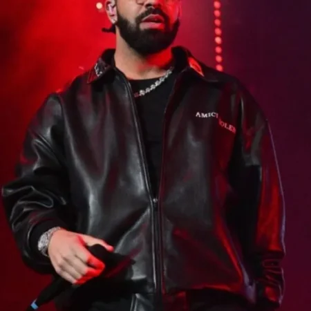 Drake Amici Violente Black Bomber Jacket
