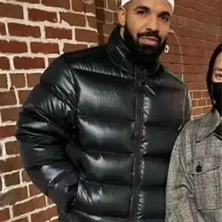 Drake Puffer Black Jacket