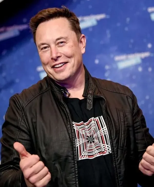 Elon Musk Tesla Event Leather Black Jacket