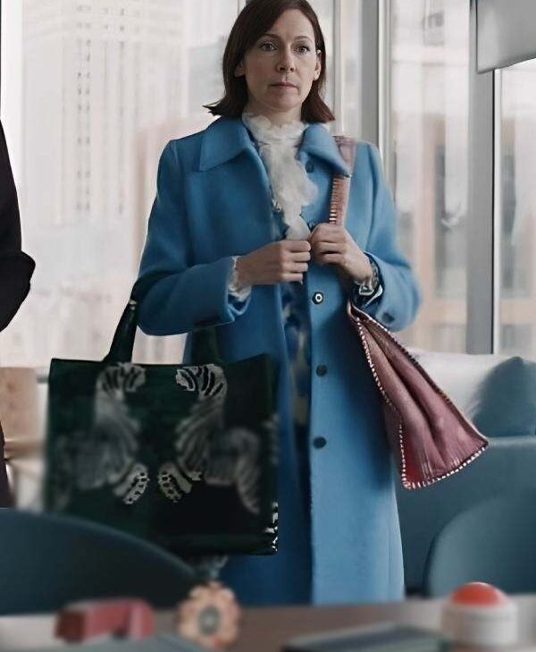 Elsbeth Season 2 Carrie Preston Blue Trench Coat