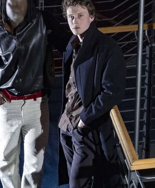 Femme-2023-Movie-Event-George-MacKay-Black-Wool-Coat