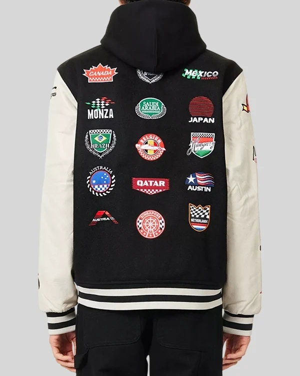 Formula 1 F175 Motorsport Logo Varsity Jacket1 Formula 1 F175 Motorsport Logo Varsity Jacket