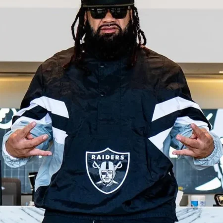 Jacob Fatu Las Vegas Raiders Striker Starter Jacket