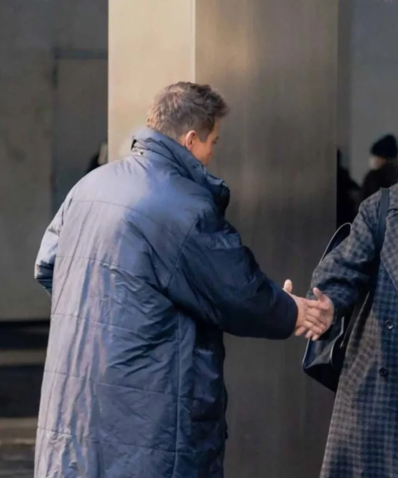 Puffer Coat Worn by Clint Barton in Hawkeye