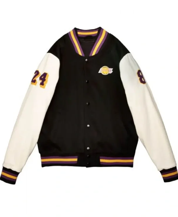 LA Lakers Black Mamba Hall of Fame Kobe Bryant Varsity Jacket