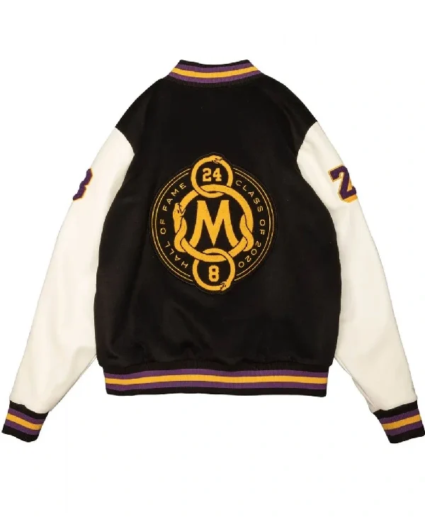 LA Lakers Black Mamba Hall of Fame Kobe Bryant Varsity Jacket For Sale