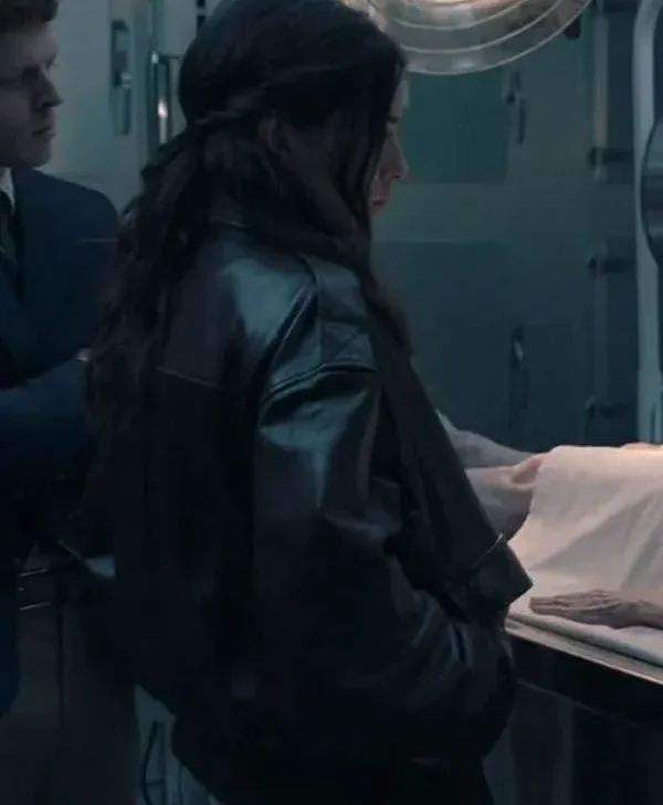 Lala Dominguez NCIS Origins Bomber Leather Jacket Sale