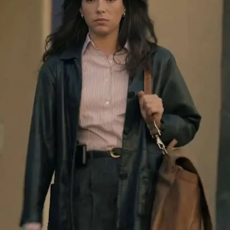 Lala Dominguez NCIS Origins Leather Coat