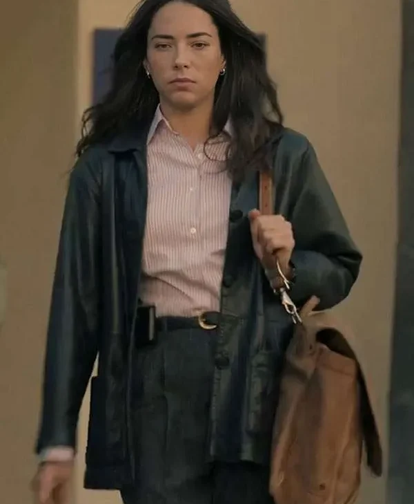 Lala Dominguez NCIS Origins Leather Coat