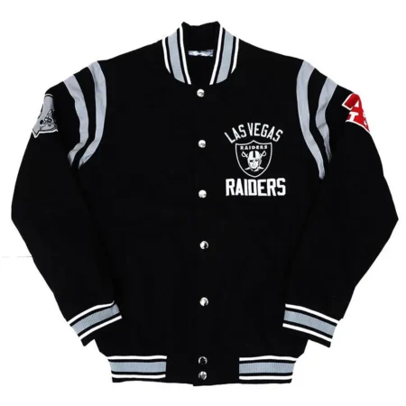 Las-Vegas-Raiders-Tailback-Black-Varsity-Jacket