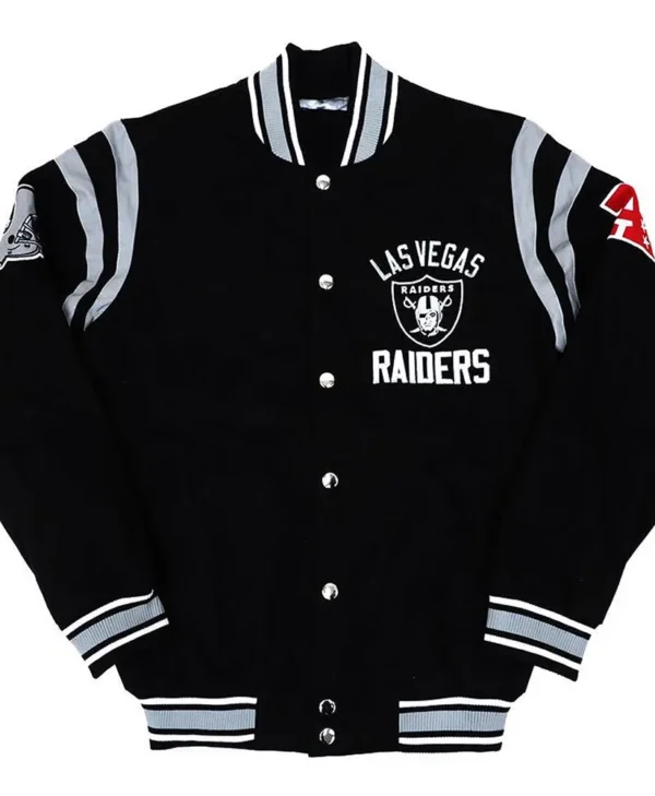 Las-Vegas-Raiders-Tailback-Black-Varsity-Jacket