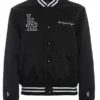Los Angeles Dodgers County Black Bomber Jacket