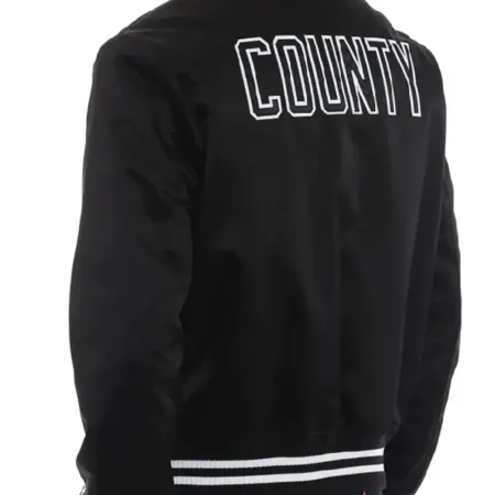 Los Angeles Dodgers County Black Bomber Jacket For Sale
