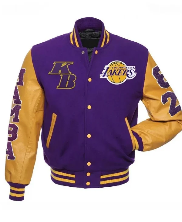 Los Angeles Lakers Kobe Bryant Mamba Letterman Jacket