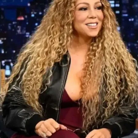 Mariah-Carey-The-Tonight-Show-Starring-Jimmy-Fallon-2025-Black-Jacket