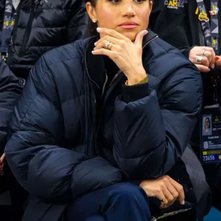 Meghan-Markle-Invictus-Games-Black-Puffer-Jacket