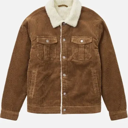 Men’s Thick Corduroy Trucker Winter Jacket