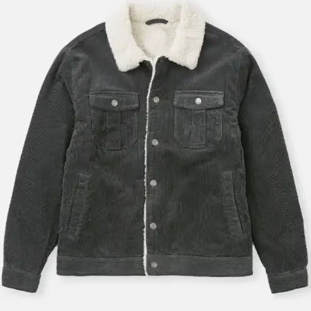 Men’s Thick Corduroy Trucker Winter Jacket