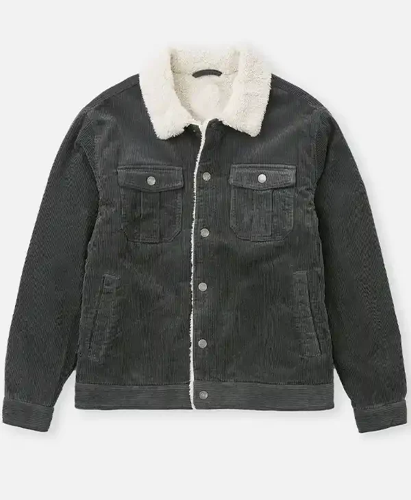 Men’s Thick Corduroy Trucker Winter Jacket