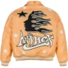 Men’s Avirex Hellstar X Orange Leather Jacket