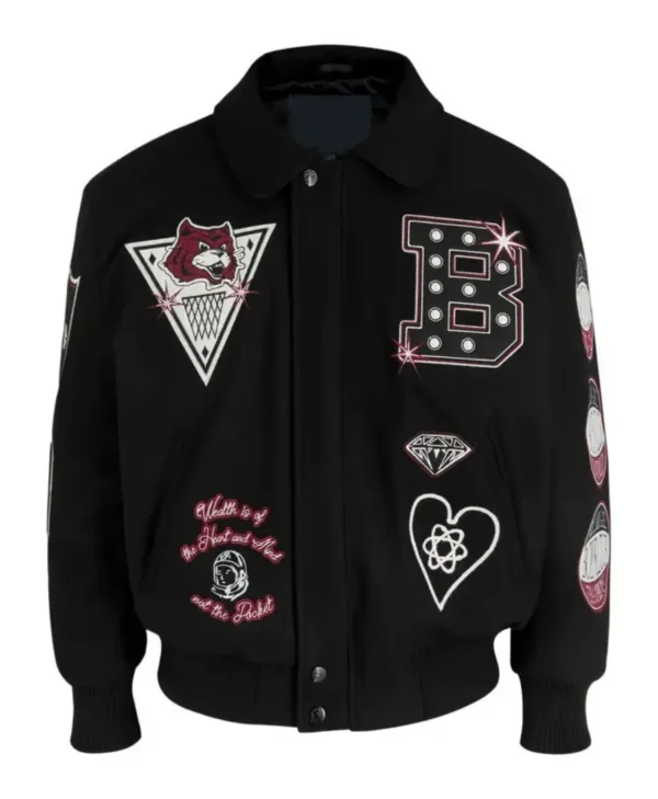 Men’s Billionaire Boys Club Alumni Letterman Varsity Jacket
