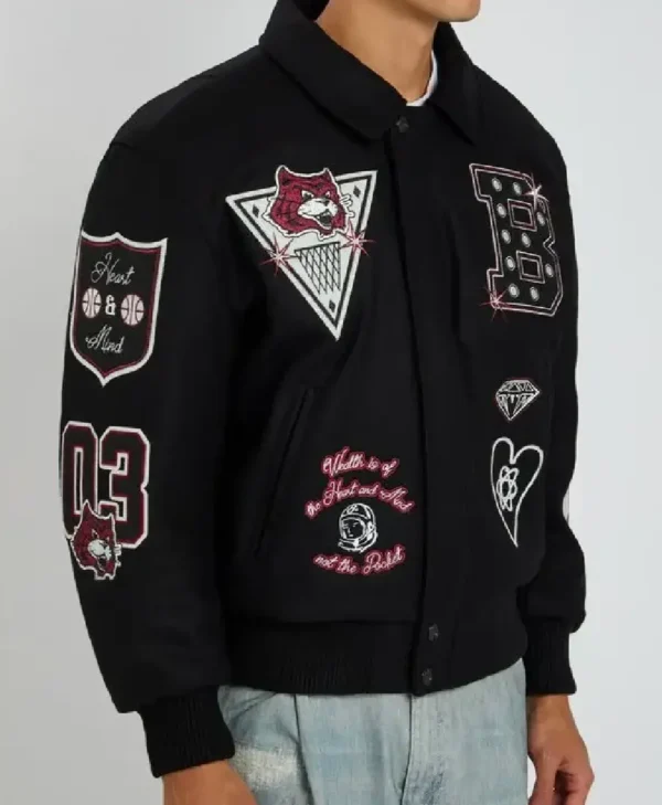 Men’s Billionaire Boys Club Alumni Letterman Varsity Jacket