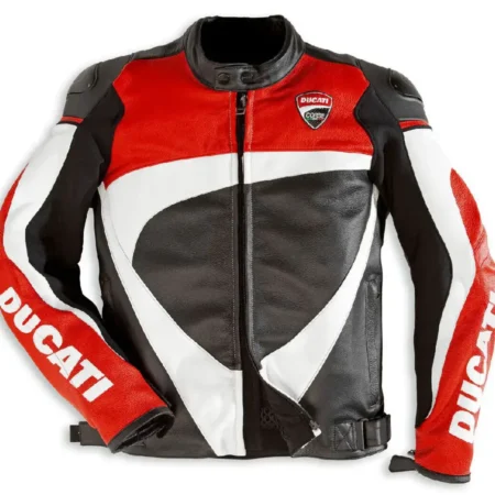 Men’s Ducati Corse C2 Racing Leather Motorcycle Jacket