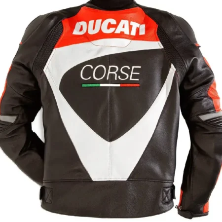 Men’s Ducati Corse C2 Racing Leather Motorcycle Jacket