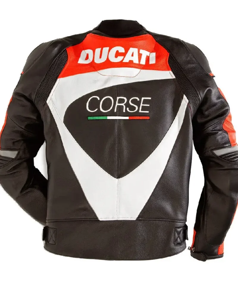 Men’s Ducati Corse C2 Racing Leather Motorcycle Jacket