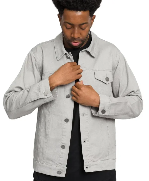 Mens World Tour City Patch Denim Jacket