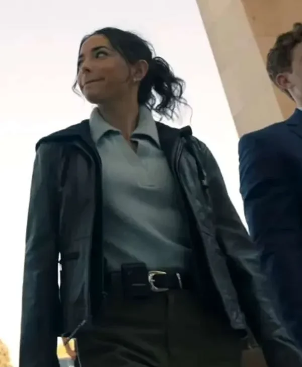 NCIS Origins Mariel Molino Black Leather Jacket