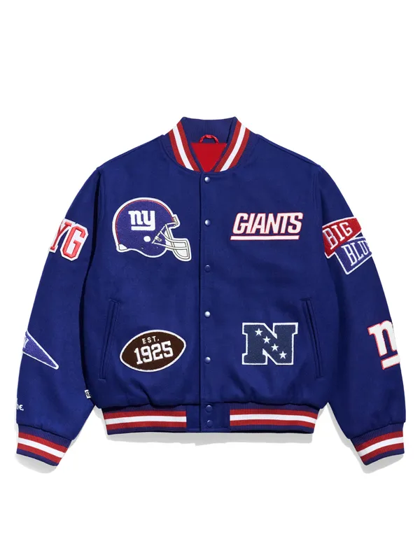 New-York-Giants-Madyson-Eisen-Wool-Varsity-Jacket New-York-Giants-Madyson-Eisen-Wool-Varsity-Jacket