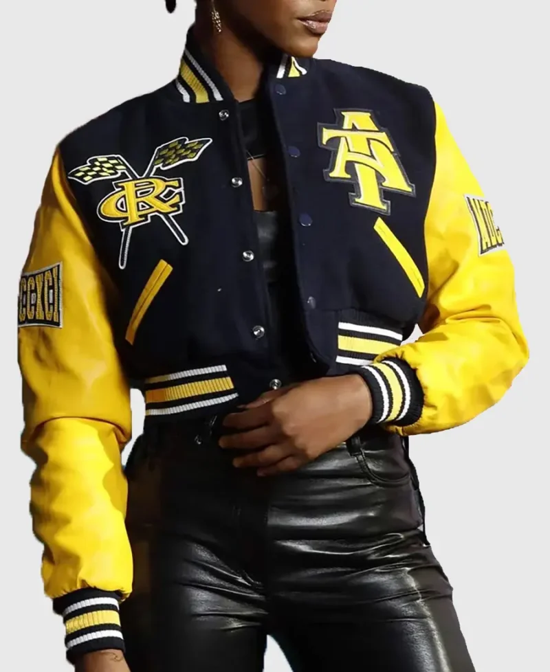 North Carolina A&T Cropped Varsity Jacket