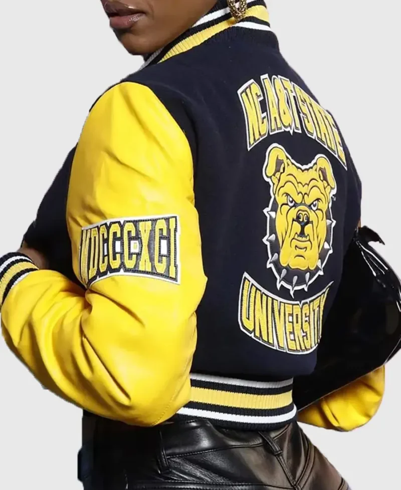 North Carolina A&T Cropped Varsity Jacket