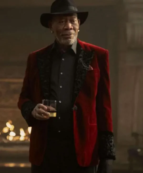 Now-You-See-Me-Now-You-Dont-2025-Morgan-Freeman-Red-Blazer