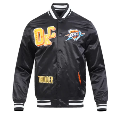 Oklahoma City Thunder Best of Classics Satin Rib Jacket