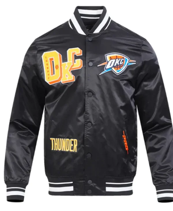 Oklahoma City Thunder Best of Classics Satin Rib Jacket