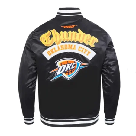 Oklahoma City Thunder Best of Classics Satin Rib Jacket