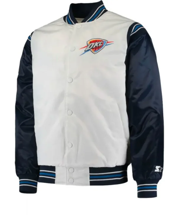 Oklahoma City Thunder Classic Starter Satin Jacket