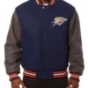 Oklahoma City Thunder Color Block Varsity Jacket