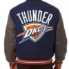 Oklahoma City Thunder Color Block Varsity Jacket