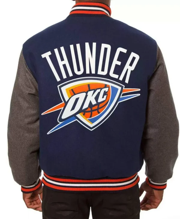 Oklahoma City Thunder Color Block Varsity Jacket