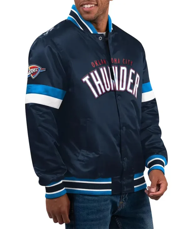 Oklahoma City Thunder Home Game Navy Jacket