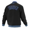 Oklahoma City Thunder Logoman Shadow Black Varsity Jacket