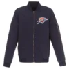 Oklahoma City Thunder Nylon Flight Bomber Jacket