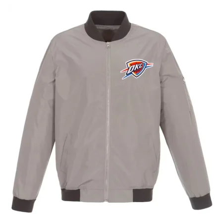 Oklahoma City Thunder Nylon Flight Bomber Jacket