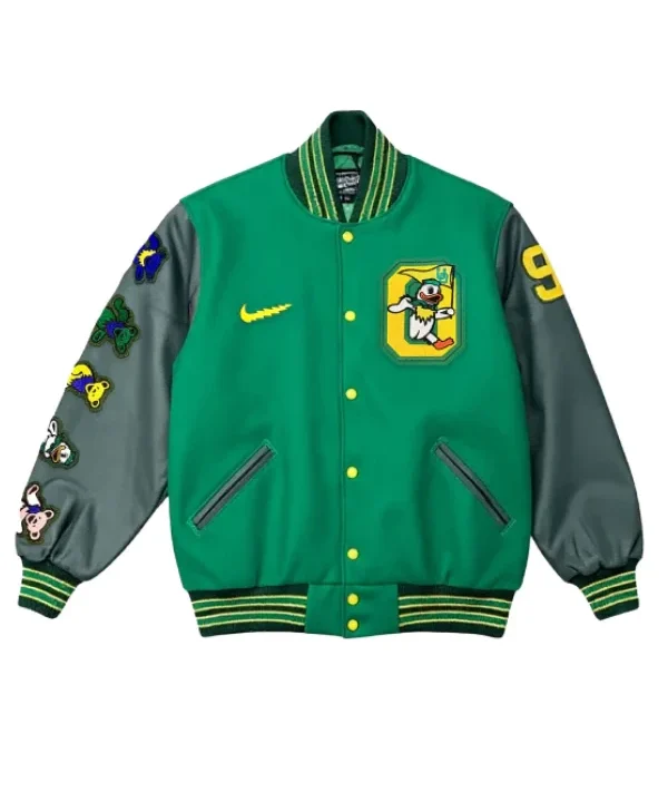 Oregon Nike Grateful Ducks Lettermens Jacket