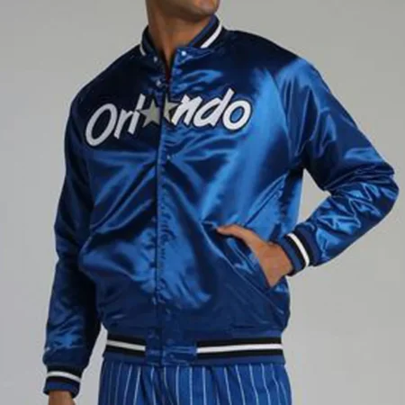 Orlando Magic Classic Blue Satin Lightweight Jacket